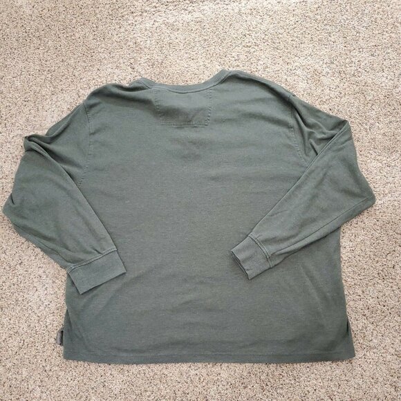 Arrow T Shirt Mens 2XL Green Long sleeve Crew Neck Pull Over - Picture 12 of 12